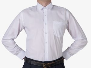Elegancka biała koszula wyjściowa - obrazek 3