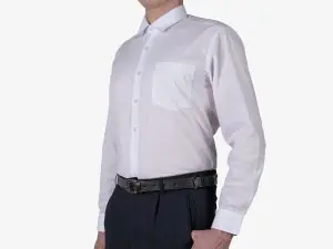 Elegancka biała koszula wyjściowa