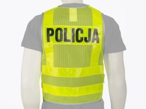 Kamizelka odblaskowa policyjna motocyklowa dla drogówki - obrazek 2
