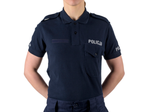 Koszulka Polo POLICJA - damska - obrazek 4