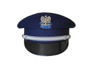 Garnizonowa czapka policyjna - nowy wzór - dla oficerów