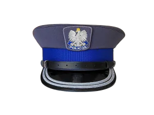 Czapka policyjna starszy oficer