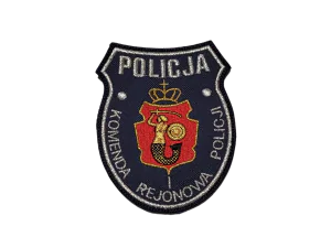 Naszywka policyjna tarcza - warszawskie rejonówki