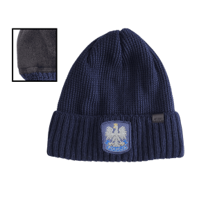 Czapka policyjna zimowa - premium - obrazek 2