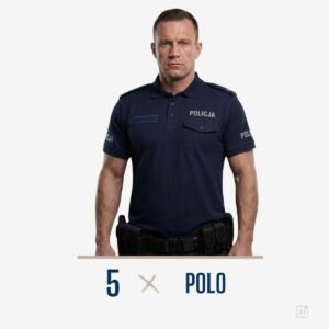 5 x T-shirt Policyjny Regulaminowy
