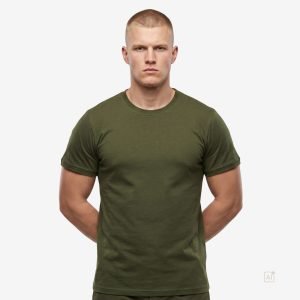 Koszulka T-shirt męska, kolor Khaki, Wojsko 100% bawełna