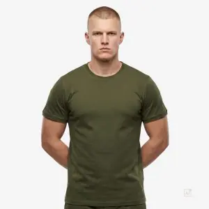 Koszulka T-shirt męska, kolor Khaki, Wojsko 100% bawełna